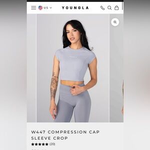 YoungLA Women's Light Gray Crop Top